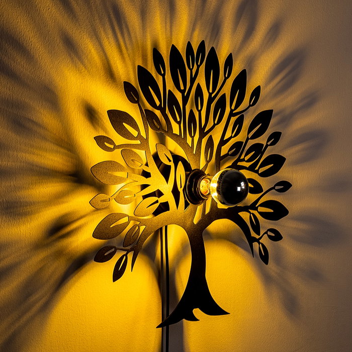 Opviq Heart Tree V2 Lámpara de pared negra Opviq Heart Tree V2 Lámpara de pared negra